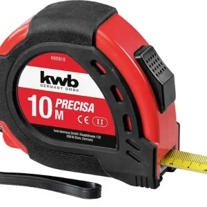 Ruletă 10 m oțel, plastic kwb 060810 Discount