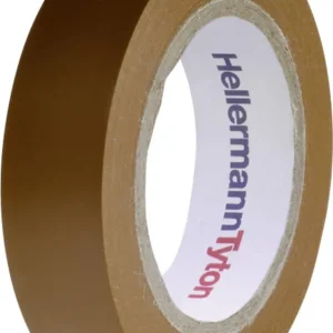 Bandă izolatoare HelaTape Flex 15 maro (L x l) 10 m x 15 mm HellermannTyton 710-00107 Transport gratuit
