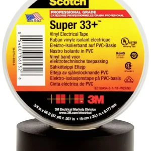 Ofertă Bandă adezivă izolatoare 3M Scotch Super 33+, negru, (L x l) 20 m x 19 mm, 1 rolă