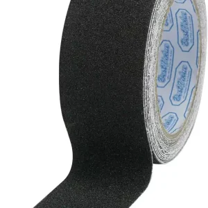 Bandă adezivă antiderapantă (L x l) 10 m x 50 mm negru Toolcraft Preț redus