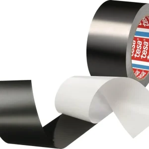 Calitate înaltă Bandă adezivă din aluminiu (L x l) 25 m x 50 mm negru tesa 50577-00000-01