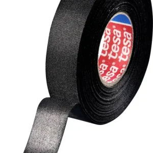 Bandă adezivă din material textil (L x l) 25 m x 19 mm negru tesa 51025-00002-10 Promoție