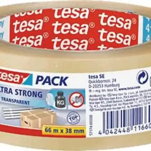 Bandă de ambalare transparentă (L x B) 66 m x 38 mm tesa ULTRA STRONG 57174-00000-02 Preț mic