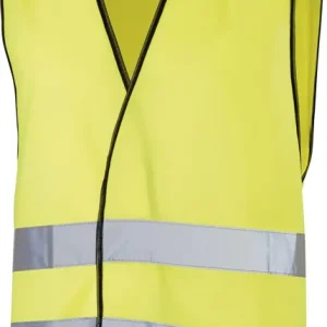 Vestă reflectorizantă din poliester, galben-neon Preț mic