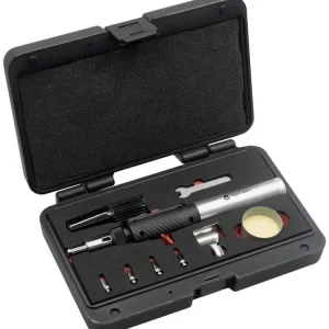 Comandă acum TOOLCRAFT SIG-290 Ciocan de lipit cu gaz 1100 °C 60 min, inclusiv vârf de lipit