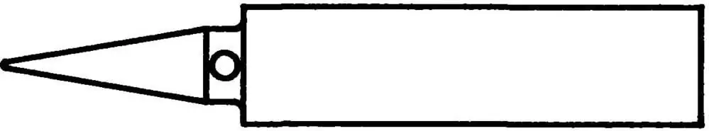Vârf de lipit Weller T0054003499 formă de daltă (l x L) 3.5 x 45 mm Lichidare de stoc