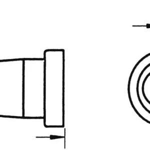 Vârf de lipit formă de daltă 1.6 mm Weller LT-A Promoție