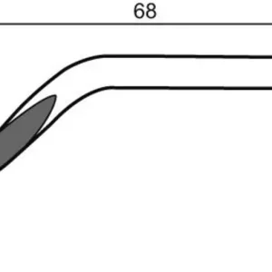 Vârf de lipit formă de daltă în unghi 3.10 mm Ersa 0032JD Ofertă exclusivă