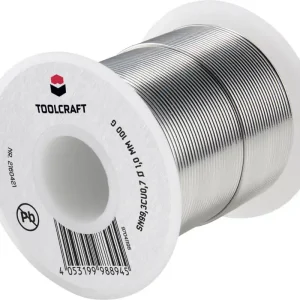 Reducere extra Aliaj de lipit fără plumb Sn99,3Cu0,7 ROL1 100 g 1 mm Toolcraft