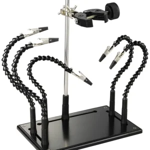 Cumpără acum Suport cu cleme tip „a treia mână" (L x l x î) 210 x 135 x 265 mm TOOLCRAFT AT-300