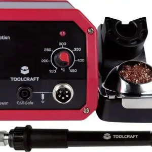 Stație de lipit analogică 100 W, 150 - 450 °C, Toolcraft ST-100A Preț promoțional