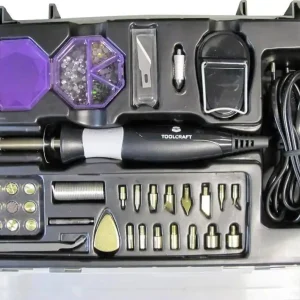 Disponibil imediat Set pirogravură 6 în 1 Toolcraft KK-07025WD-2000