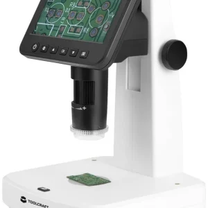 TOOLCRAFT TO-9076404 Microscop digital 300x cu polarizator LCD de 12,7 cm (5 inchi) Nu rata