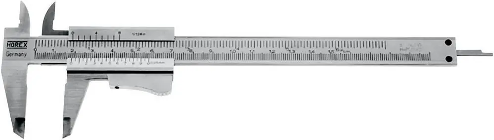Cumpărături sigure șubler 300 mm 0.05 mm calibrat ISO Horex 2224522-ISO