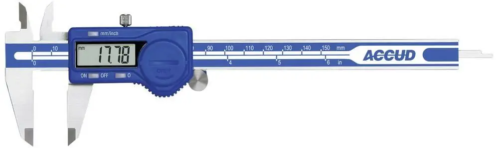 Șubler digital 150 mm 0.01 mm Accud 1601074 Ieftin