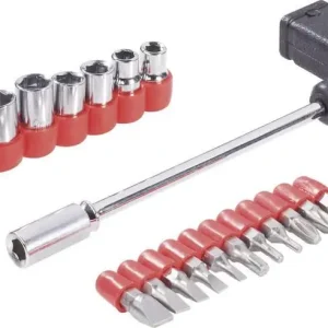 Suport capete de şurubelniţă Mannesmann cu mâner T, 21 piese Ieftin