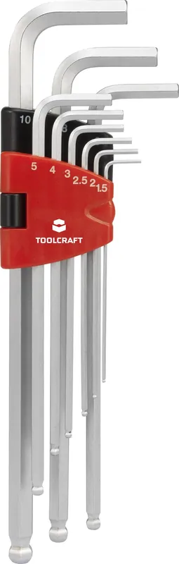 Reducere specială Set chei imbus cu cap sferic 1.5 - 10 mm 9 piese Toolcraft