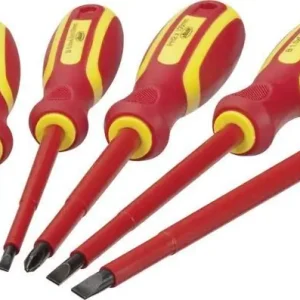 Set șurubelnițe VDE profil drept, Phillips 7 piese Vigor V2027 Cumpără online