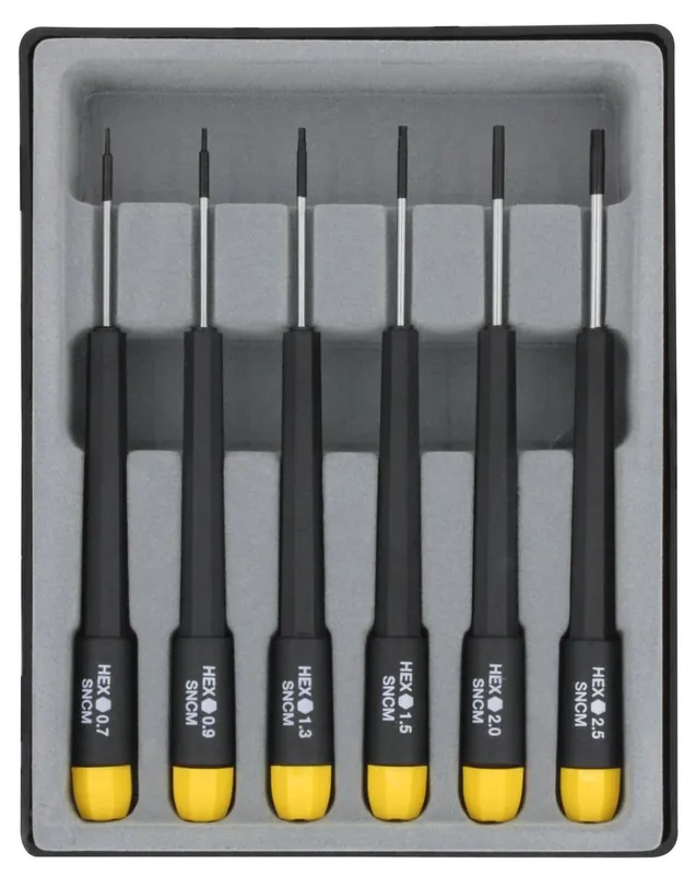 Set șurubelnițe electronică/mecanică fină profil imbus 6 piese Donau Elektronik Reduceri