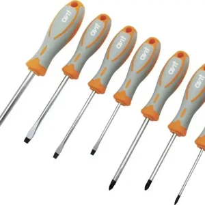 Set șurubelnițe pentru atelier profil drept, Plus/Minus 7 piese AVIT AV05015 Cel mai vândut