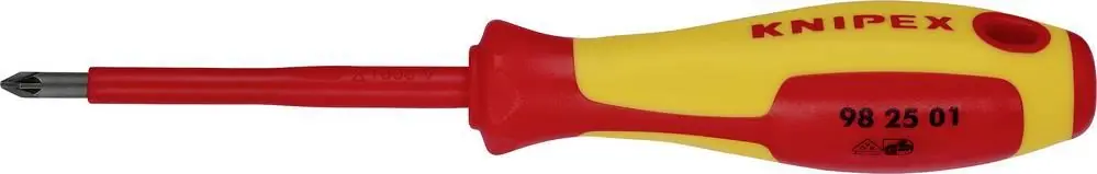 Popular Şurubelniţă VDE profil cruce PZ 1 Knipex 98 25 01 (L) 80 mm