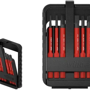Set lame șurubelniță VDE interschimbabile profil drept, Plus/Minus, Pozidriv Wiha 43158 Cumpără online