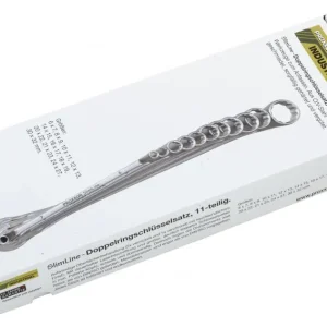 Set chei inelare duble cu cot 6 - 32 mm, 11 piese, Proxxon 23812 Reducere specială
