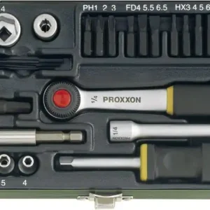 Cel mai vândut Set de șurubelnițe cu suport magnetic 6,3 mm (1/4"), 38 de componente, Proxxon Industrial
