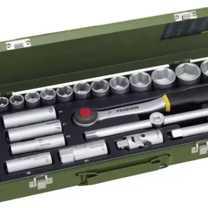 Trusă de chei tubulare 1/2" Proxxon, 29 de piese Disponibil imediat