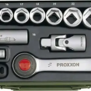 Lichidare de stoc Trusă tubulare 1/2" și 1/4 " Proxxon, 27 de piese