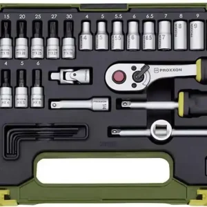 Trusă tubulare, torx-uri, imbus, 1/4" Proxxon, 49 piese Discount