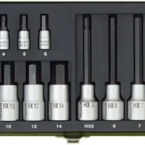 Trusă chei HEX Proxxon, 18 piese Livrare gratuită