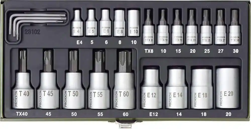 Trusa chei TORX Proxxon, 24 de piese Cumpărături sigure