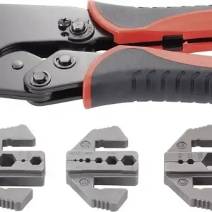 Chilipir Clește de sertizat conectori coaxiali, BNC, TNC, fibră optică, Toolcraft