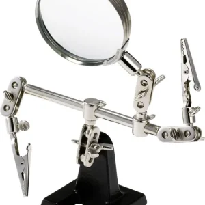 Lupă cu cleme și stativ 2.5 x Ø lentilă 60 mm Toolcraft TO-6546642 ZD-10D Comandă acum