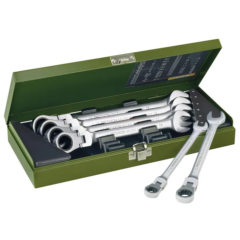 Ofertă de sezon Set chei combinate cu clichet și cap oscilant, Proxxon Micro-Combispeeder