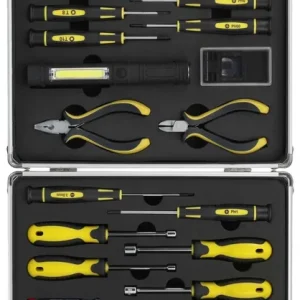 Retur gratuit Set valiză cu scule pentru bricolaj, tehnicieni, electricieni 30 piese Basetech BT-1954694