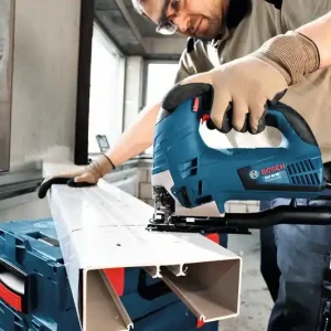 Preț mic Fierăstrău vertical profesional Bosch GST 90 E, 650 W, 90 mm