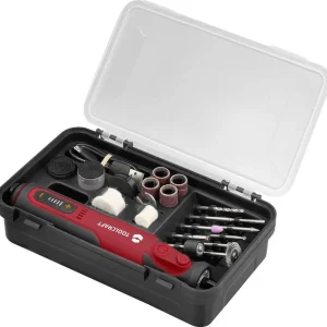 Expediere rapidă Set aparat de gravat și șlefuit 7.2 V 34 piese TOOLCRAFT TO-9616473
