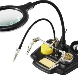 Lampă led cu lupă 1.75 x, 4 x și cleme crocodil Toolcraft TO-7580322 Ofertă