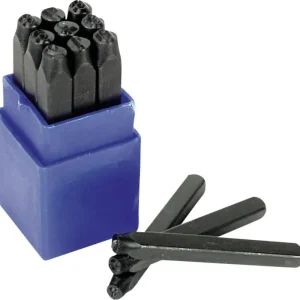 Ofertă exclusivă Set poansoane cifre Brüder Mannesmann 245-10, 9 buc., 10 mm