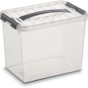 Cutie stivuibilă (L x l x î) 300 x 200 x 220 mm transparent 5 buc. Livrare expres