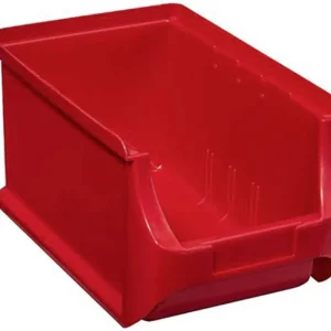 Reducere Cutie de depozitare deschisă (l x î x A) 150 x 125 x 235 mm roșu Allit 456209