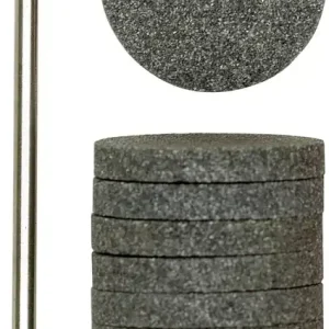 Premium Set discuri şlefuire din carbură de siliciu Proxxon Micromot 28304, Ø 22 mm, 11 piese