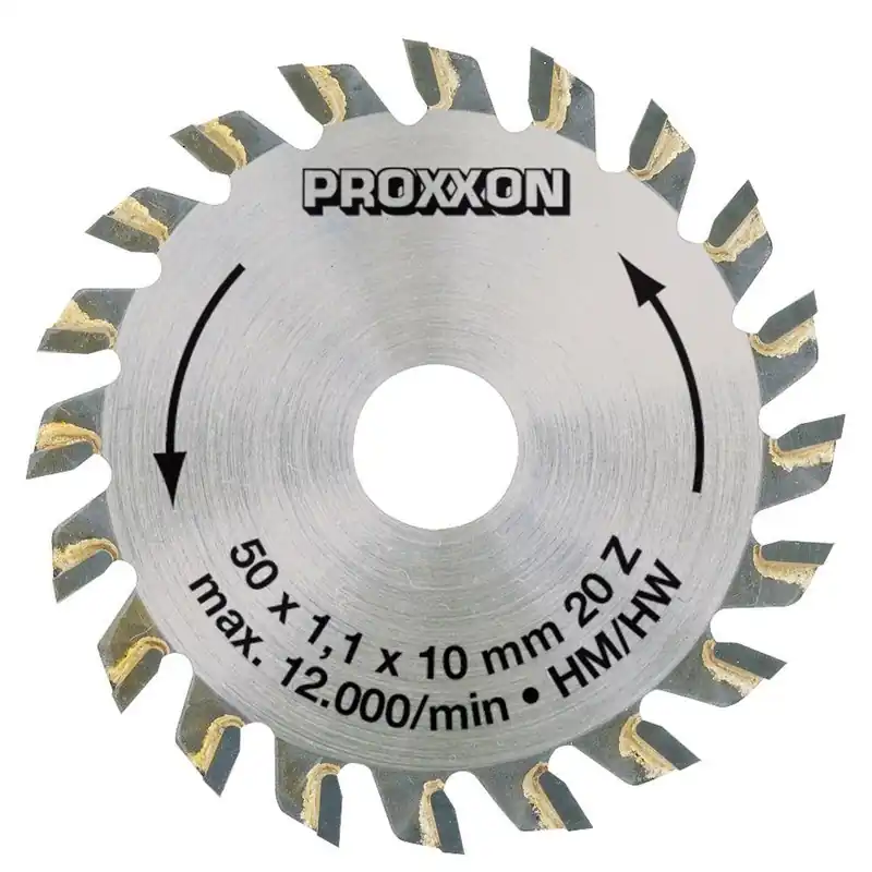 Premium Disc fierăstrău circular 50 x 10 x 1.1 mm 20 dinți Proxxon Micromot 28017