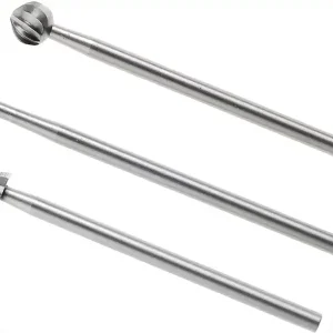 Set freze din aliaj oțel-wolfram-vanadiu, Ø ax 2,35 mm, 3 buc., Proxxon Micromot Nu rata