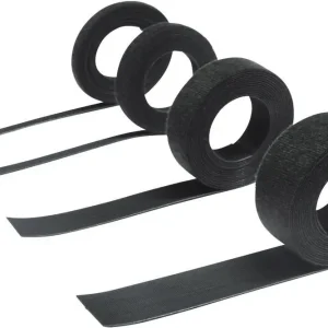 Bandă velcro (L x l) 5000 mm x 30 mm negru 5 m Hebotec 11-KE30005FRT Livrare expres