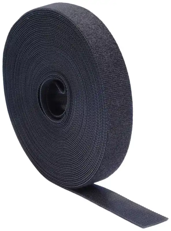 Quadrios 23CA191 Bandă velcro pentru legare (L x l) 10 m x 20 mm negru Discount