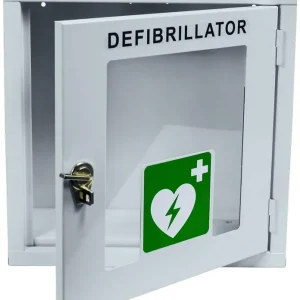 Ieftin Cutie metalică de perete cu fereastră de vizualizare și alarmă pentru defibrilator MEDX5 AED-AI-040-AL