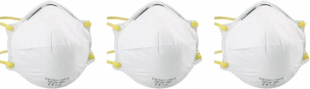 Reducere de preț Mască protecţie respiratorie FFP1 fără ventil 3 buc. EKASTU Sekur CON411111